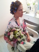 תמונה של זר כלה ורדים ליזיאנטוס חרציות